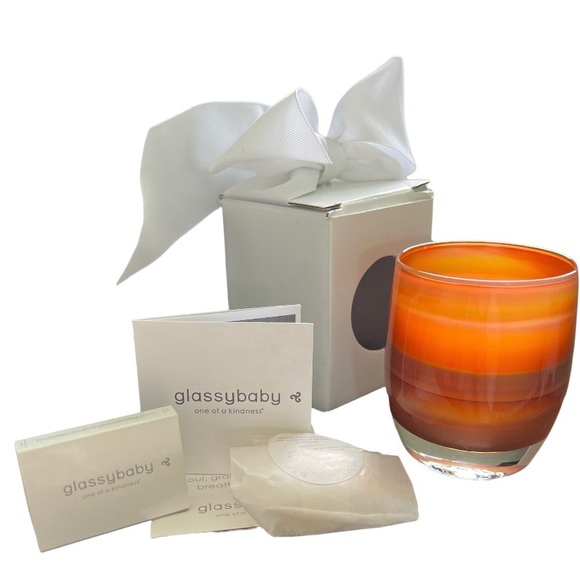 glassybaby Other - Glassybaby • Jane’s Caramel #0050 Glass Votive Candle Holder Pre-Triskelion